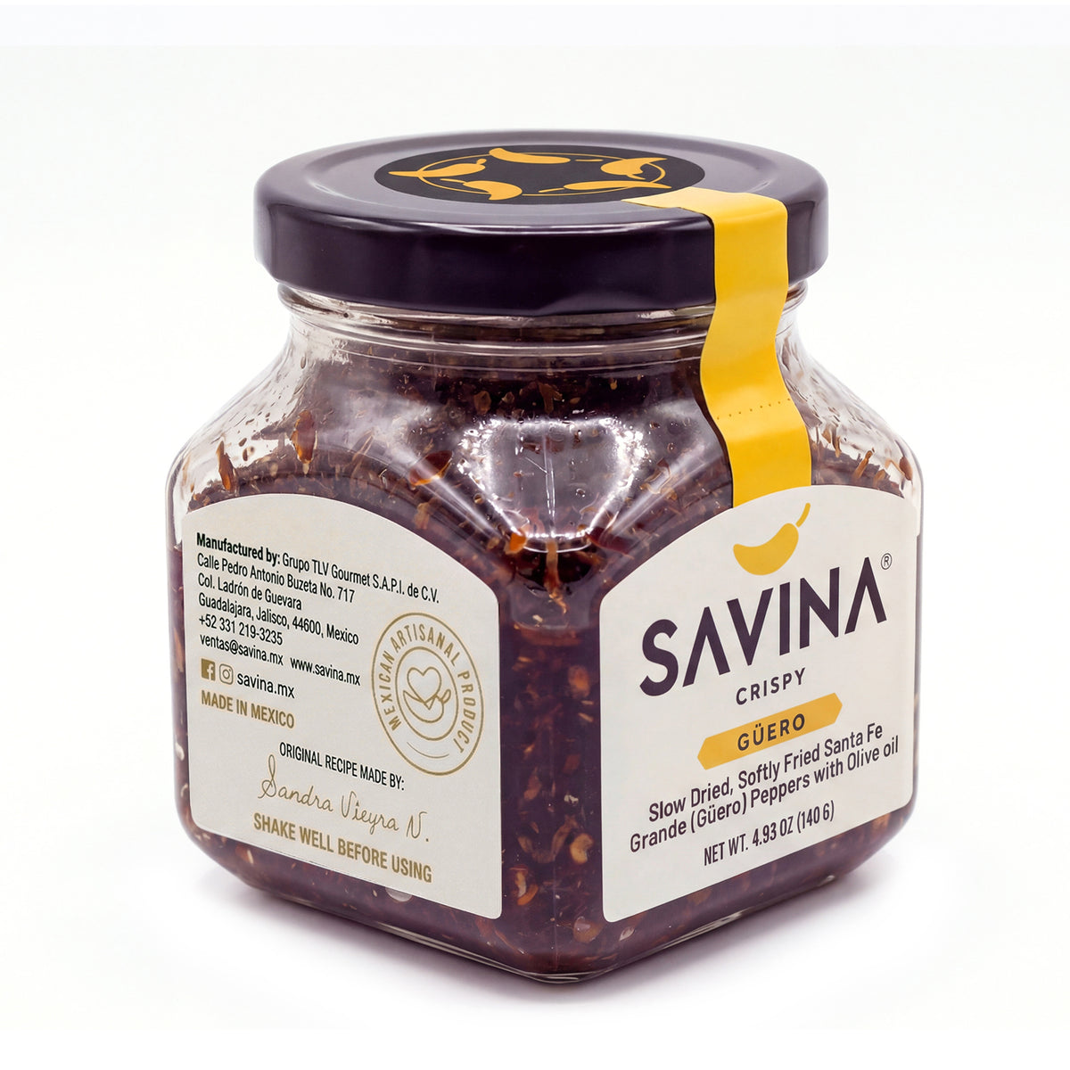 Savina Chiles Güero Chile Crisp