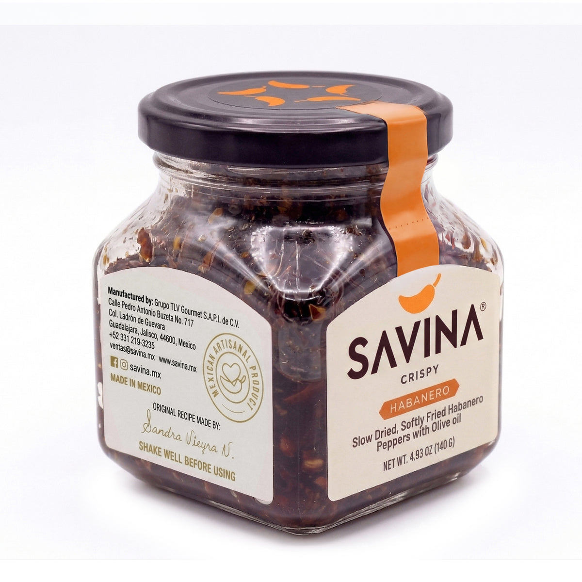 Savina Chiles Habanero Chile Crisp