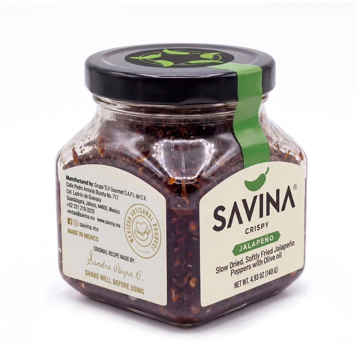 Savina Chiles Jalapeño Chile Crisp
