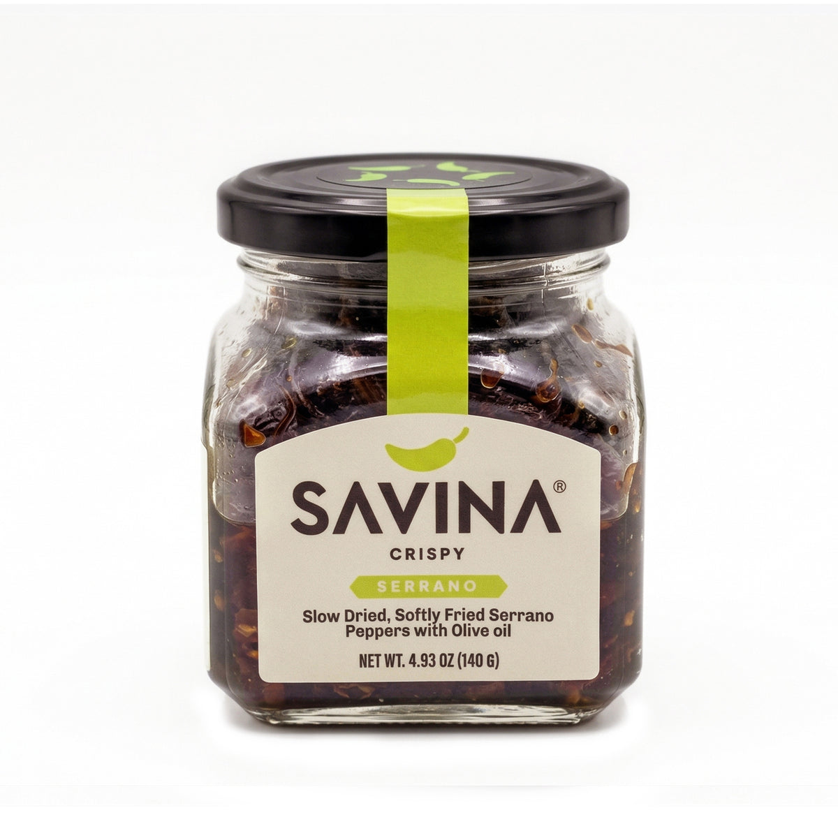 Savina Chiles Serrano Chile Crisp