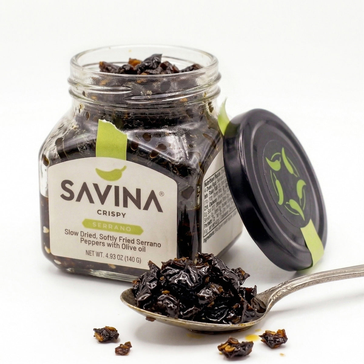 Savina Chiles Serrano Chile Crisp